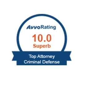 AVVO rating 10 top criminal defense attorney